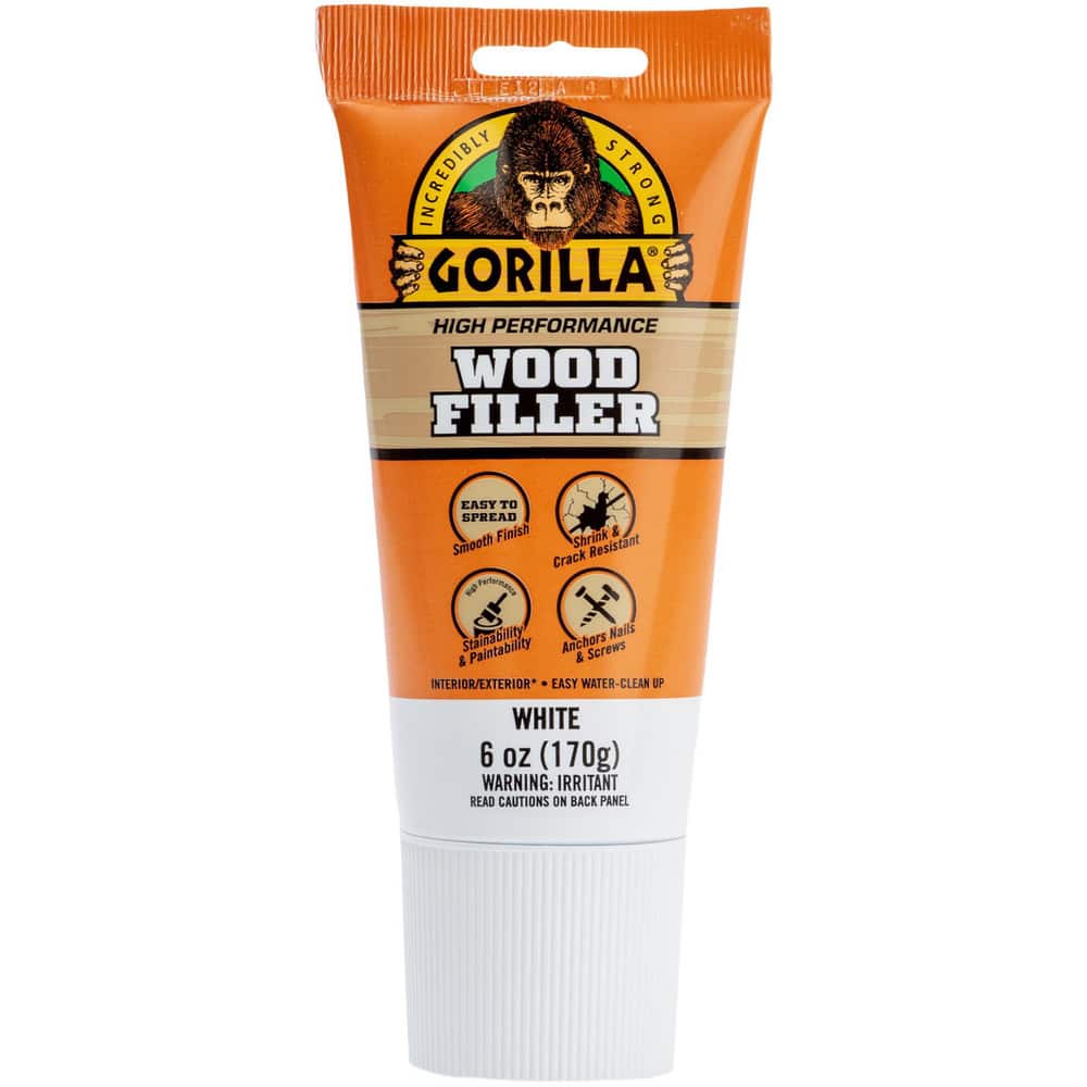 Drywall & Hard Surface Compounds; Product Type: Wood Repair ; Color: White ; Container Size: 6 oz ; Container Type: Tube ; Coverage: 1 sq in  per oz ; VOC Content (g/L): 13