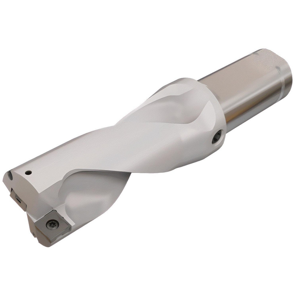 3-1/2" Max Drill Depth, 2xD, 1-3/4" Diam, Indexable Insert Drill