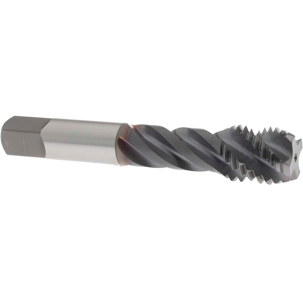 OSG 2943608 Spiral Flute Tap: 3/4-10, UNC, 4 Flute, Modified Bottoming, 2B & 3B Class of Fit, Vanadium High Speed Steel, TICN Finish Image