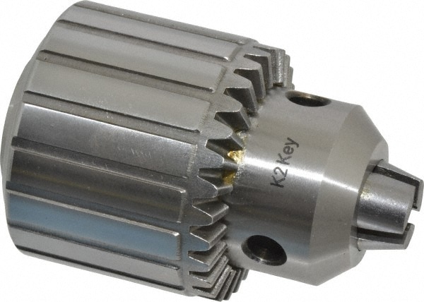 Accupro CY0130900 Drill Chuck: 3/64 to 1/2" Capacity, Threaded Mount, 3/8-24 Image