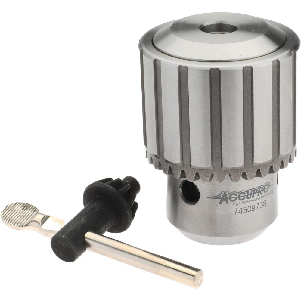 Accupro CY0161000 Drill Chuck: 1/32 to 5/8" Capacity, Threaded Mount, 1/2-20 Image