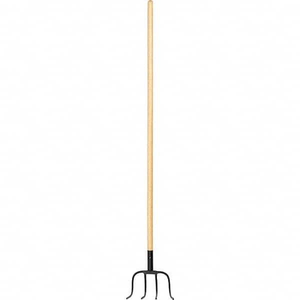 PRO-SOURCE PS-GT091L Refuse Hook with 54-3/4" Straight Wood Handle 