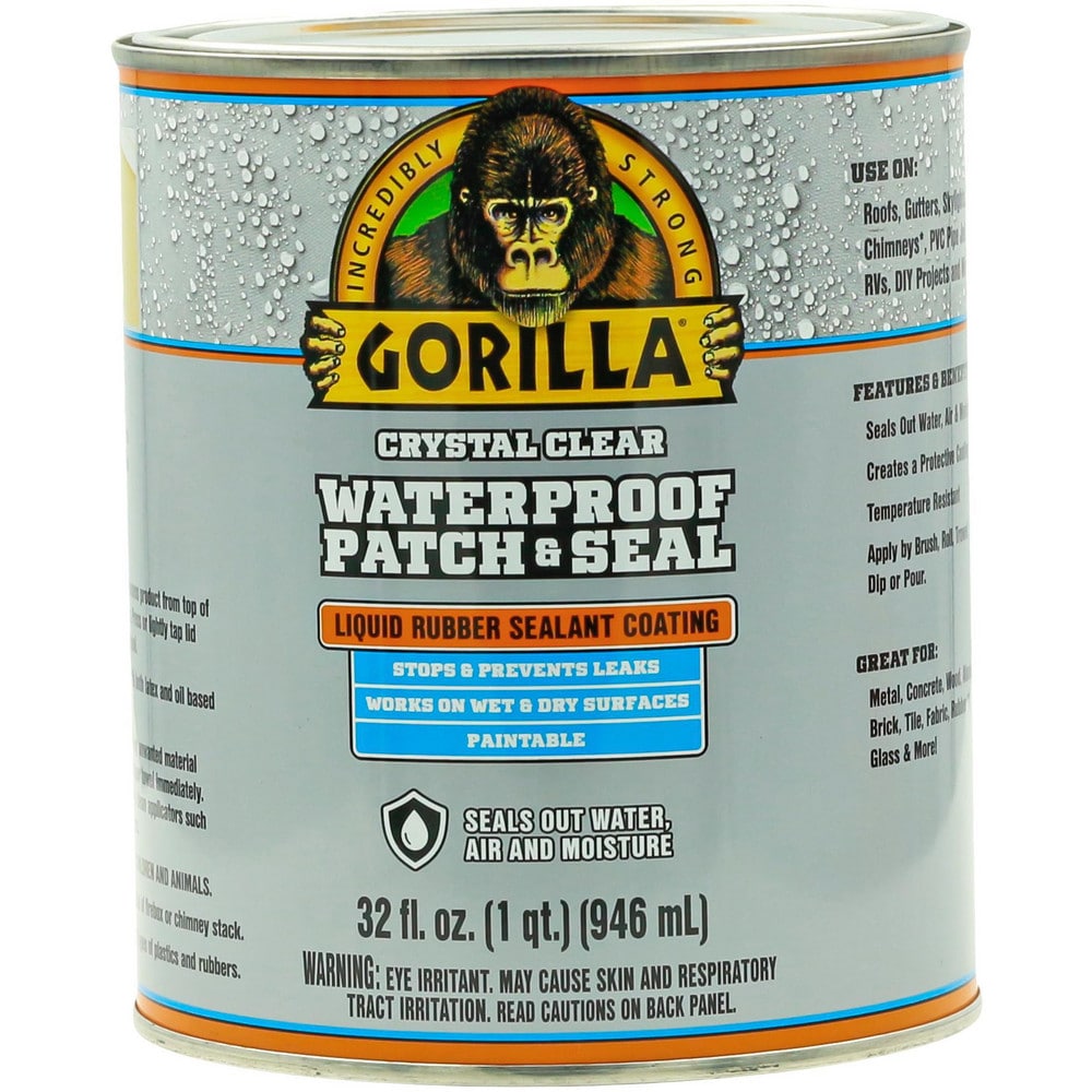 Caulk & Sealants; Chemical Type: Hybrid Polymer ; Container Size: 32 fl oz ; Container Type: Can ; Color: Clear ; Application: Roofs, Gutters, Skylights, Flashing, Chimneys (Exterior Use Only), PVC Pipe Joints, Windows, RVs, DIY Projects & More