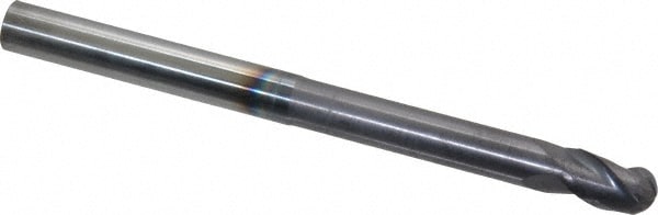 ProMax 113-02064 Ball End Mill: 0.3125" Dia, 0.4375" LOC, 3 Flute, Solid Carbide Image