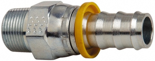 Parker 31382-12-12 Hydraulic Hose Male NPTF Pipe Swivel Fitting: 0.75" ID, 12 mm, 3/4-14 Image