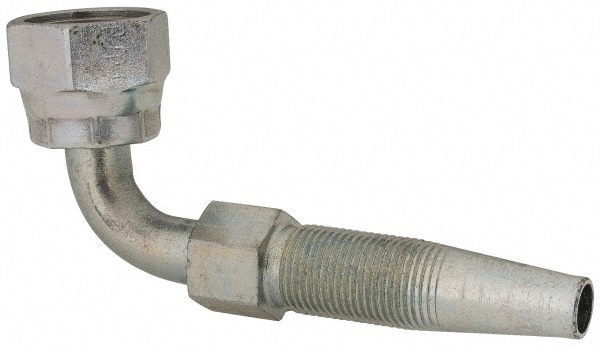 Parker 2J930-6-6 Hydraulic Hose Short Drop Female Seal-Lok Swivel 90 ° Elbow: 6 mm, 11/16-16, 6,000 psi Image