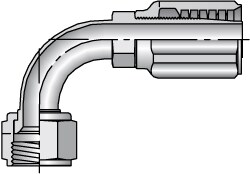 Parker - 1-5 8-12 Female Jic Steel Hydraulic Hose Female Jic Swivel 