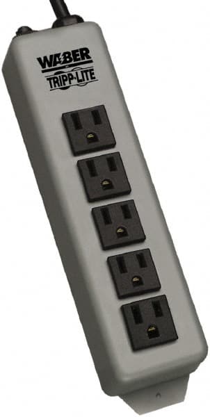 Tripp-Lite 602-15 5 Outlets, 120 VAC15 Amps, 15 Cord, Power Outlet Strip 