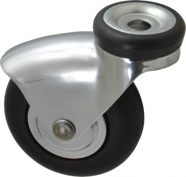 Hollow Kingpin Caster: Swivel, 3" Wheel Dia, 15/16" Wheel Width