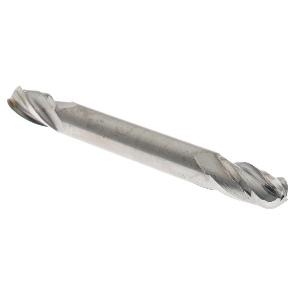 Hertel E5252016 Ball End Mill: 0.25" Dia, 0.5" LOC, 4 Flute, Solid Carbide Image