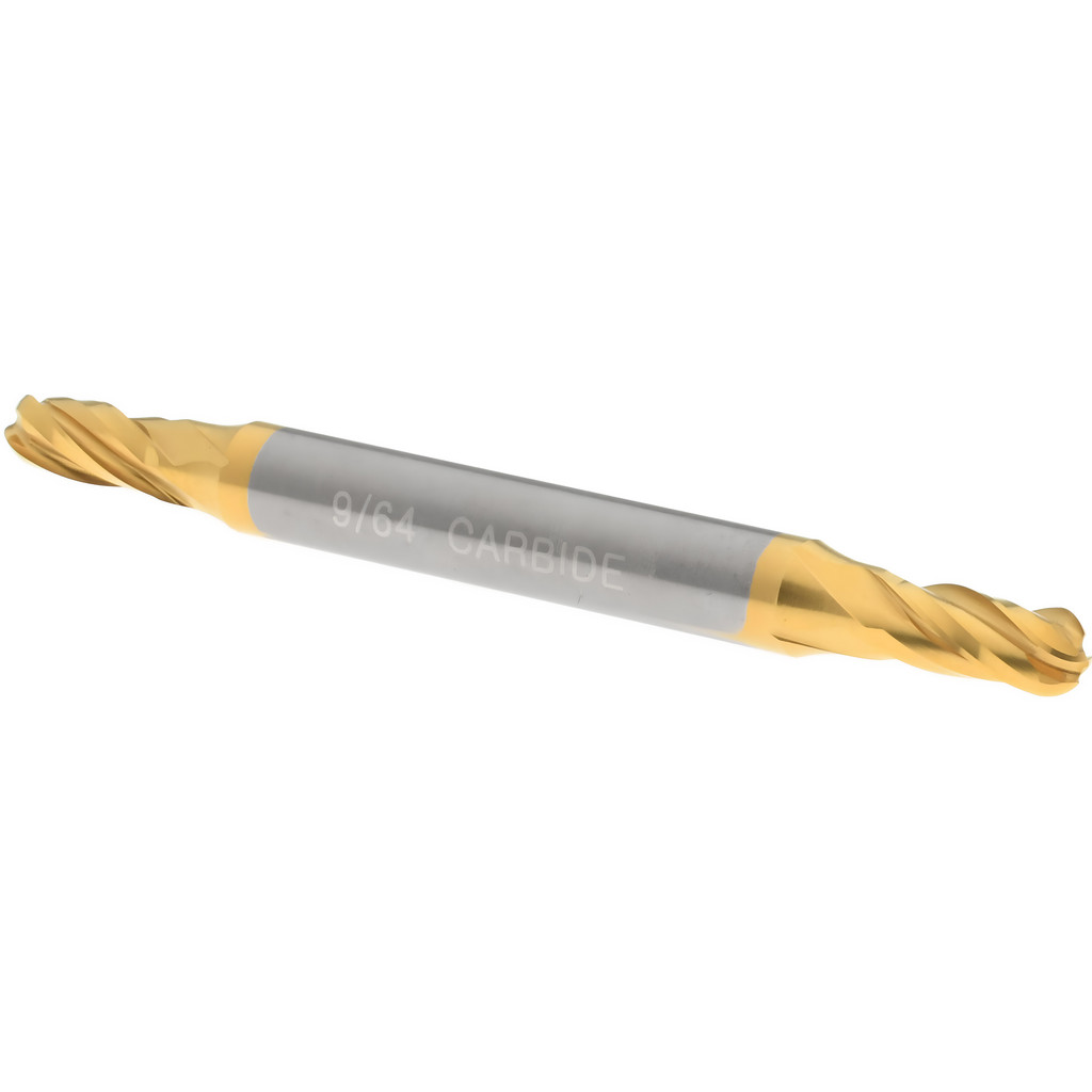 Hertel E699924414 Ball End Mill: 0.1406" Dia, 0.3125" LOC, 4 Flute, Solid Carbide Image