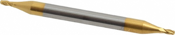 Hertel E699924405 Ball End Mill: 0.0469" Dia, 0.0938" LOC, 4 Flute, Solid Carbide Image
