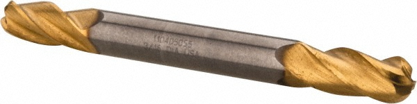 Hertel E6252012 Ball End Mill: 0.1875" Dia, 0.375" LOC, 4 Flute, Solid Carbide Image