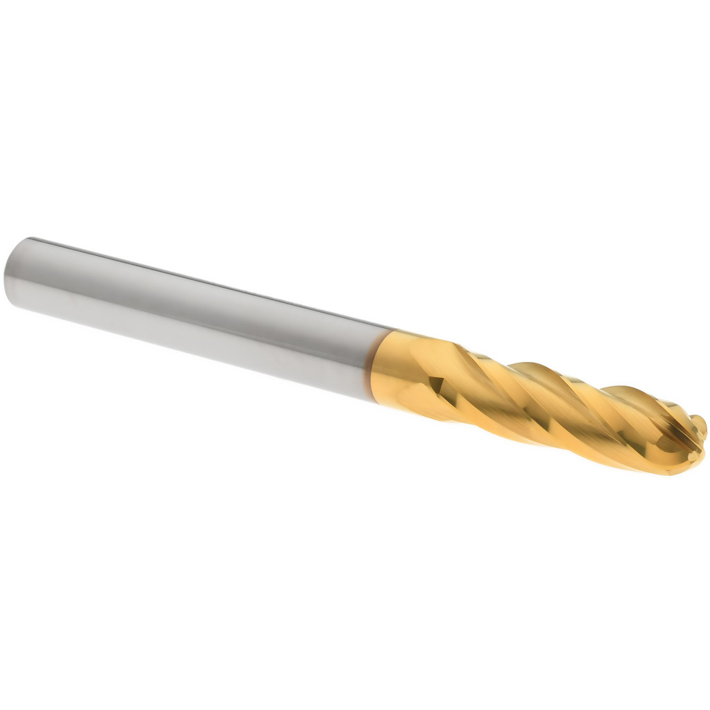Hertel E6250012 Ball End Mill: 0.1875" Dia, 0.625" LOC, 4 Flute, Solid Carbide Image