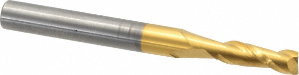 Hertel 750677 13/64", 5/8" LOC, 1/4" Shank Diam, 2-1/2" OAL, 2 Flute, Solid Carbide Square End Mill Image