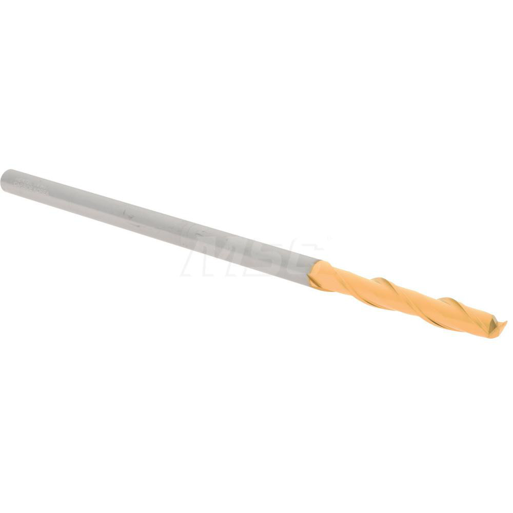 Hertel 750739 Square End Mill: 1/4 Dia, 1-1/2 LOC, 1/4 Shank Dia, 6 OAL, 2 Flutes, Solid Carbide Image