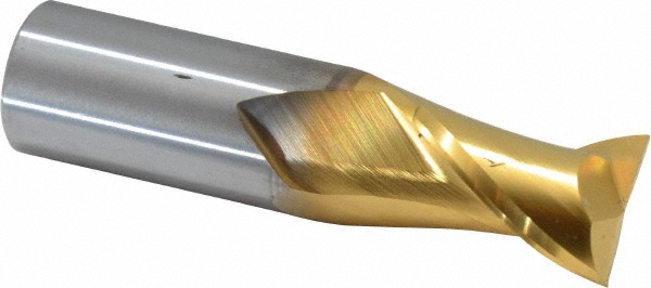 Hertel 750591 3/4", 1" LOC, 3/4" Shank Diam, 3" OAL, 2 Flute, Solid Carbide Square End Mill Image