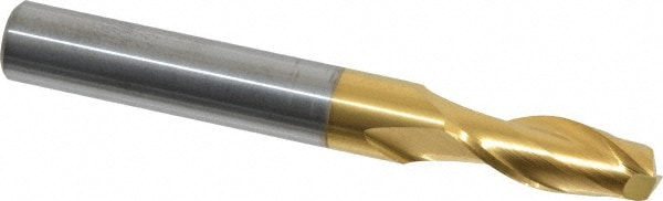 Hertel 750620 Square End Mill: 9/32 Dia, 3/4 LOC, 5/16 Shank Dia, 2-1/2 OAL, 2 Flutes, Solid Carbide Image