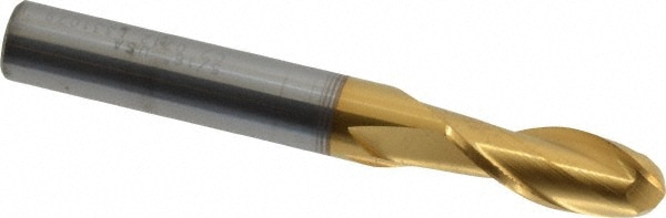 Hertel E6249020 Ball End Mill: 0.3125" Dia, 0.8125" LOC, 2 Flute, Solid Carbide Image