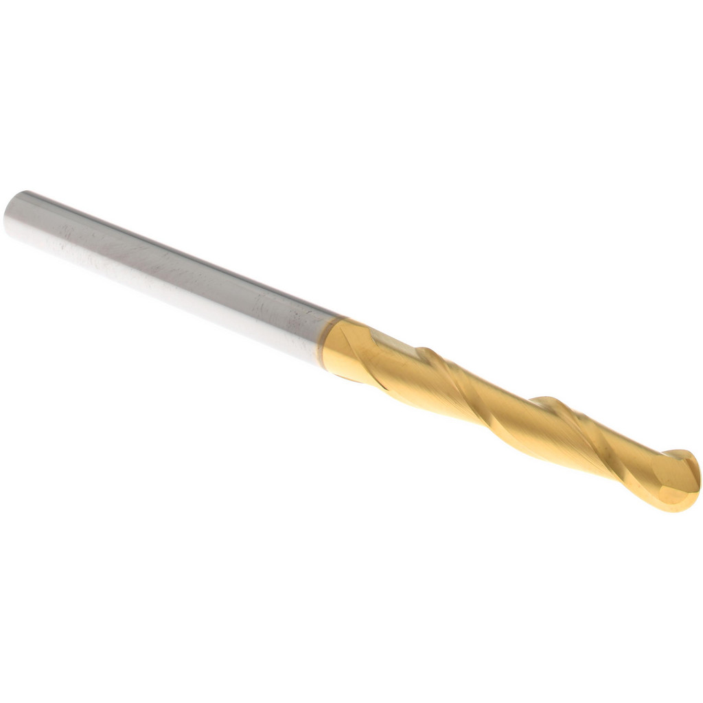 Hertel E6018012 Ball End Mill: 0.1875" Dia, 1.125" LOC, 2 Flute, Solid Carbide Image