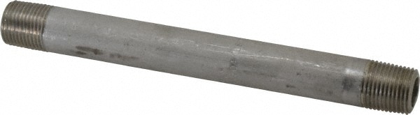 Merit Brass 4506-600 Stainless Steel Pipe Nipple: 3/8" Pipe, Grade 304 & 304L Image