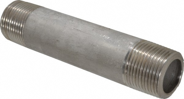 Stainless Steel Pipe Nipple: 3/4" Pipe, Grade 304 & 304L