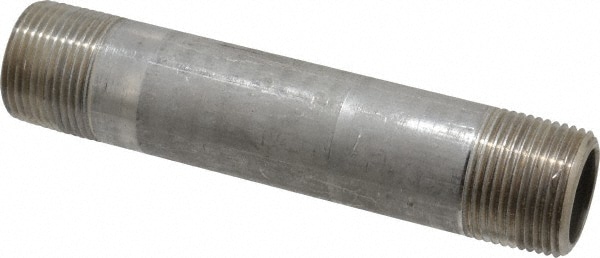 Merit Brass 4516-600 Stainless Steel Pipe Nipple: 1" Pipe, Grade 304 & 304L Image