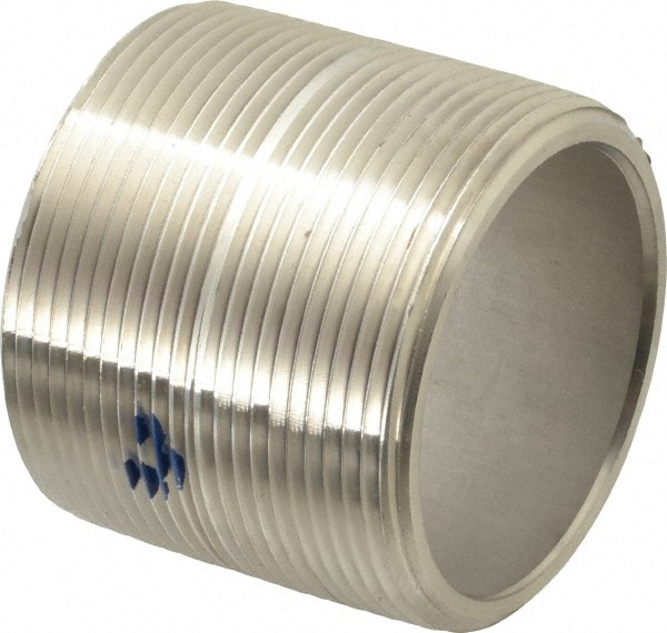 Merit Brass 4532-001 Stainless Steel Pipe Nipple: 2" Pipe, Grade 304 & 304L Image