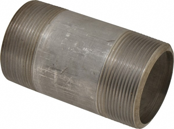 Merit Brass 4548-600 Stainless Steel Pipe Nipple: 3" Pipe, Grade 304 & 304L Image