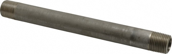 Stainless Steel Pipe Nipple: 1/2" Pipe, Grade 316 & 316L