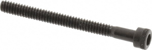 Holo-Krome 720000270 Hex Head Cap Screw: #4-40 x 1-1/4", Alloy Steel, Black Oxide Finish Image