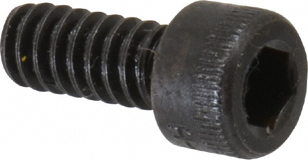 Holo-Krome 720000390 Hex Head Cap Screw: #6-32 x 5/16", Alloy Steel, Black Oxide Finish Image