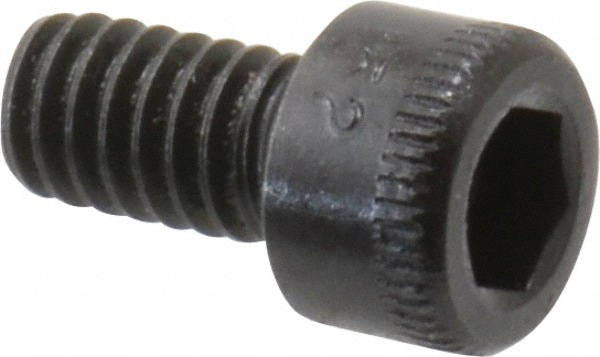 Holo-Krome 720000530 Hex Head Cap Screw: #8-32 x 5/16", Alloy Steel, Black Oxide Finish Image