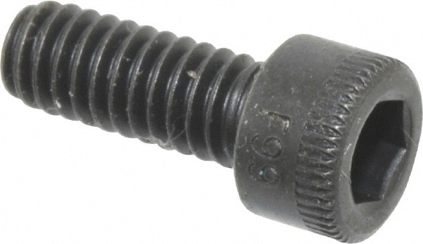 Holo-Krome 720000550 Hex Head Cap Screw: #8-32 x 7/16", Alloy Steel, Black Oxide Finish Image