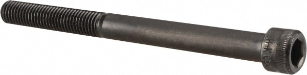 Holo-Krome 730001480 Hex Head Cap Screw: 5/16-24 x 3-1/2", Alloy Steel, Black Oxide Finish Image