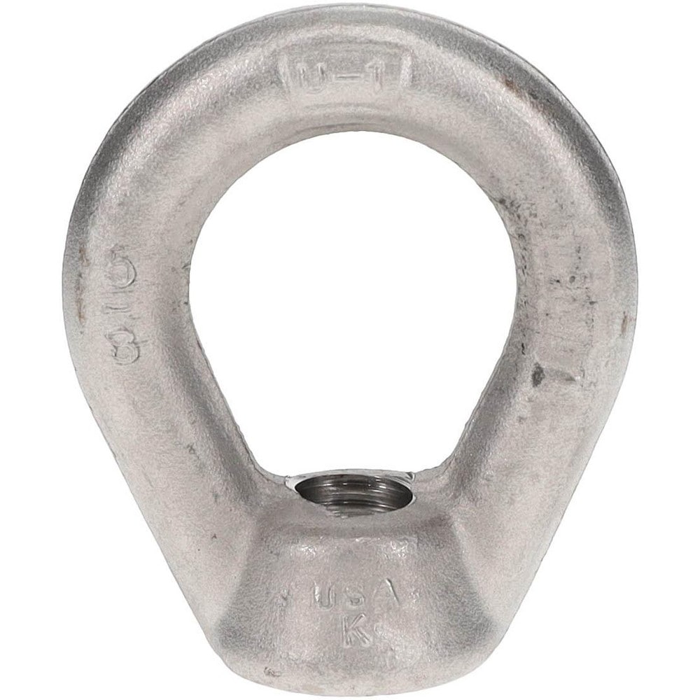 5,000 Lb Capacity, 5/8-11 Thread, Stainless Steel Lifting Eye Nut