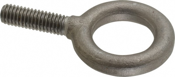 Gibraltar P13631LTGB Fixed Lifting Eye Bolt: Without Shoulder, 1,480 lb Capacity, 3/8 Thread, Grade 8620 Alloy Steel Image