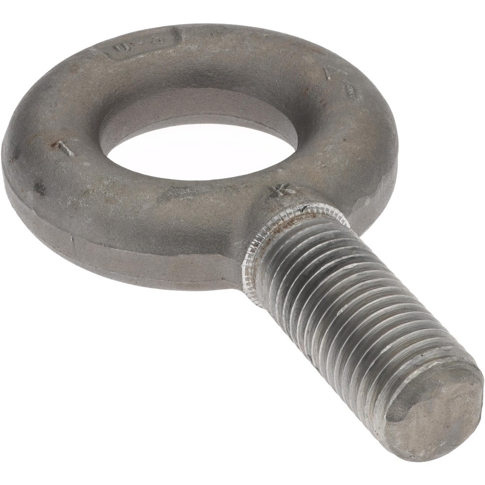 Gibraltar P13702LTGB Fixed Lifting Eye Bolt: Without Shoulder, 11,600 lb Capacity, 1 Thread, Grade 8620 Alloy Steel Image