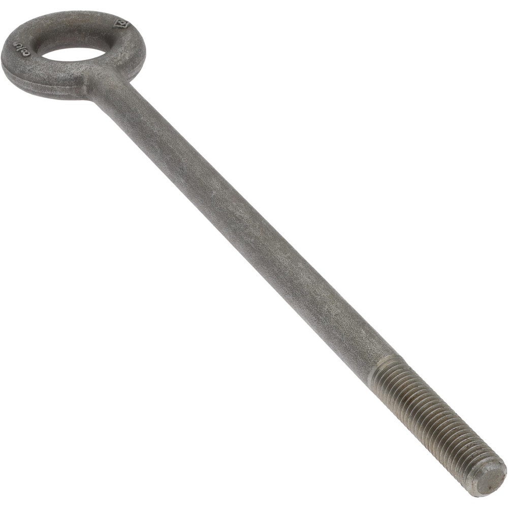 Gibraltar P12457GB Lifting Eye Bolt: Without Shoulder, 4,000 lb Capacity, 5/8-11 Thread, Grade C-1030/C-1035 Steel Image