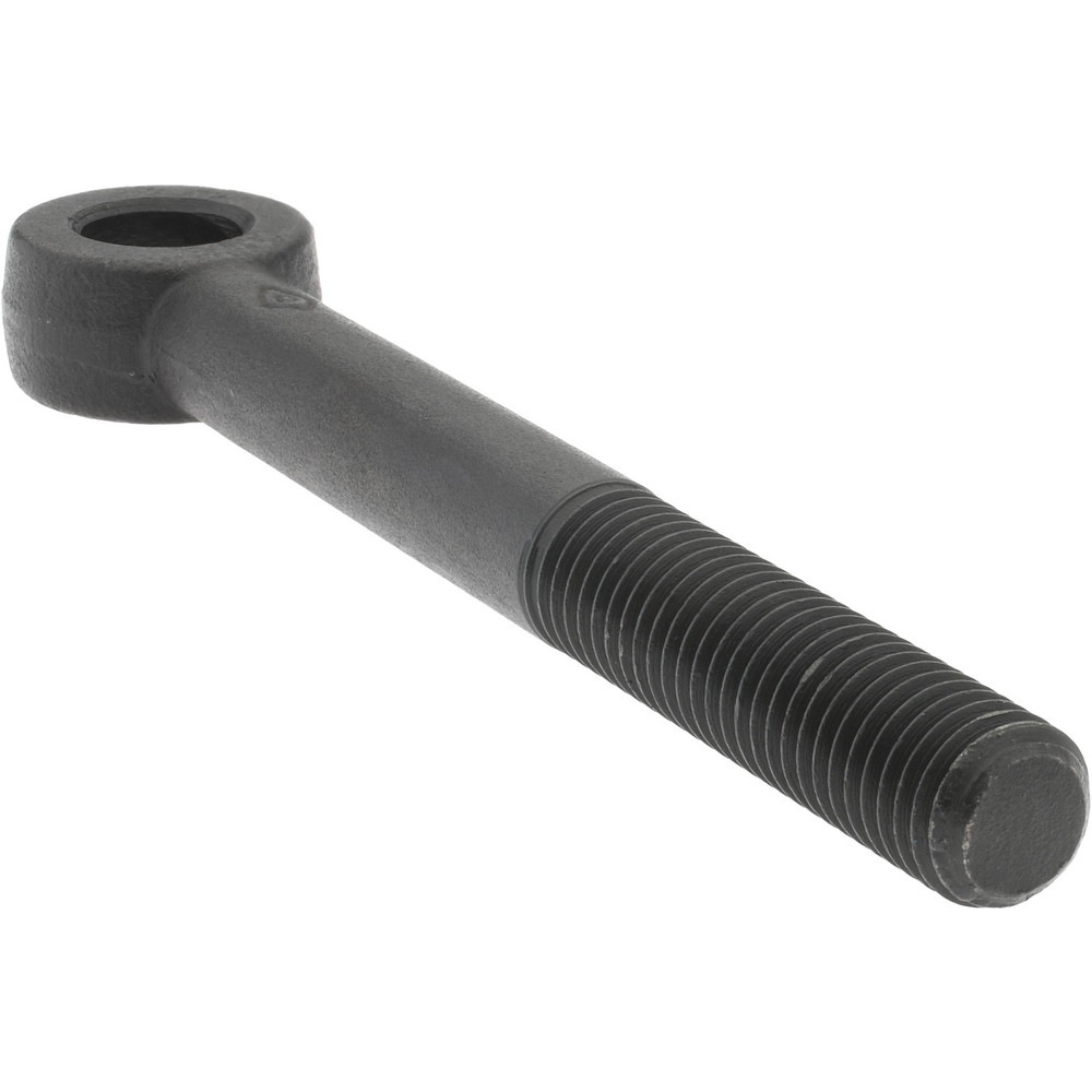 5/8-11, Steel, Eye Hole Head, Rod End - Black Oxide Finish, 5/8" Shank Dia, 6-5/8" Hole Center to End, Grade C-1030, 2-1/2" Thread Length