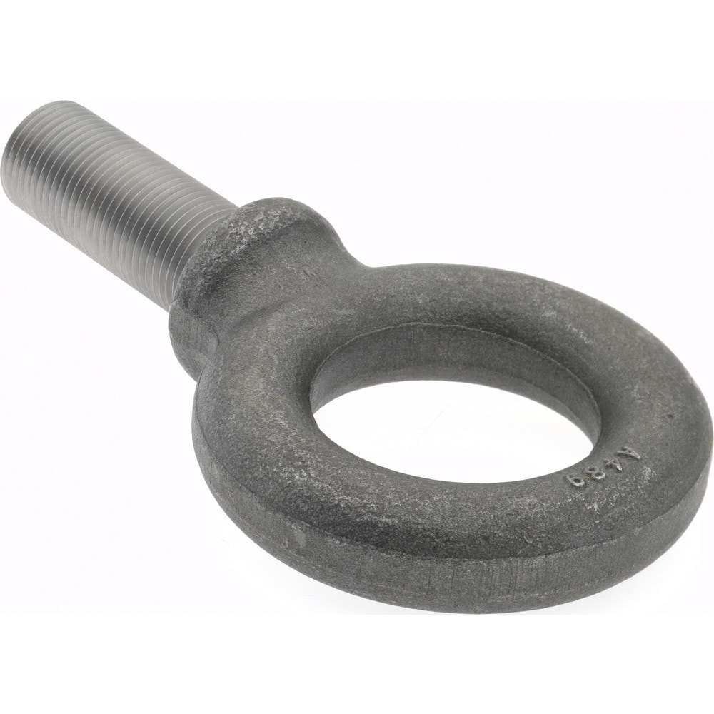 Gibraltar - Fixed Lifting Eye Bolt: With Shoulder, 9,000 lb Capacity, 1-8  Thread, Grade 1030 Steel - 74644576 - MSC Industrial Supply