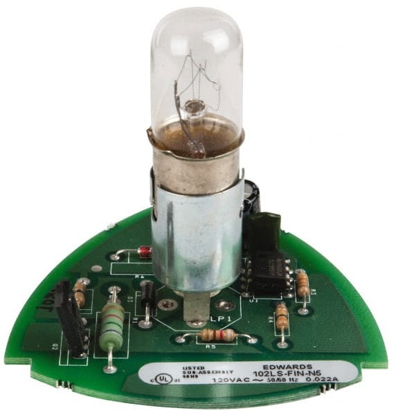 Edwards Signaling 102LS-FIN-N5 Incandescent Lamp, Clear, Flashing, Stackable Tower Light Module 