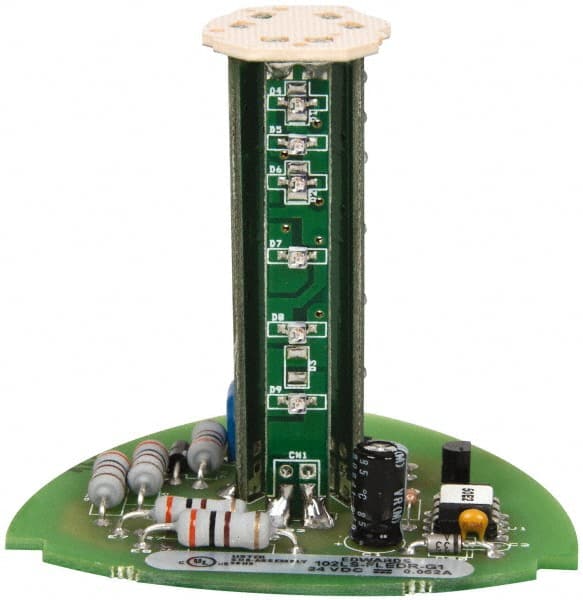 Edwards Signaling 102LS-FLEDR-G1 LED Lamp, Red, Flashing, Stackable Tower Light Module 