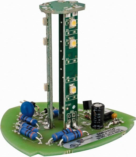 Edwards Signaling 102LS-FLEDW-G1 LED Lamp, White, Flashing, Stackable Tower Light Module 
