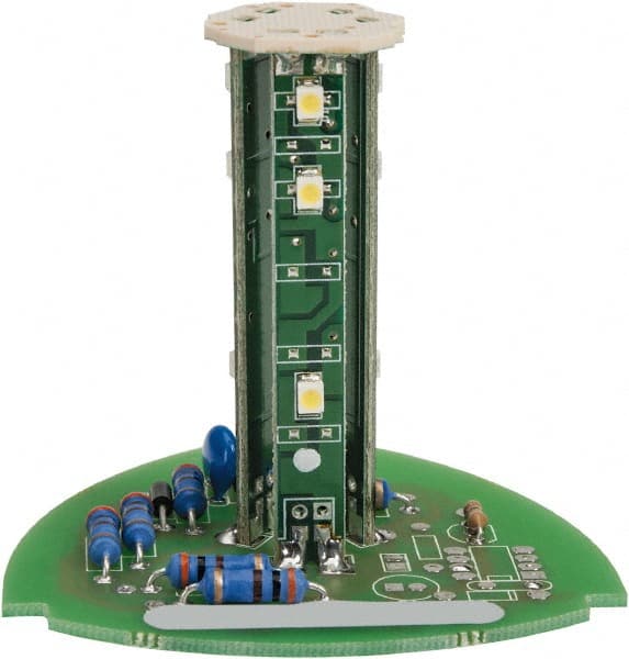 Edwards Signaling 102LS-SLEDW-G1 LED Lamp, White, Steady, Stackable Tower Light Module 