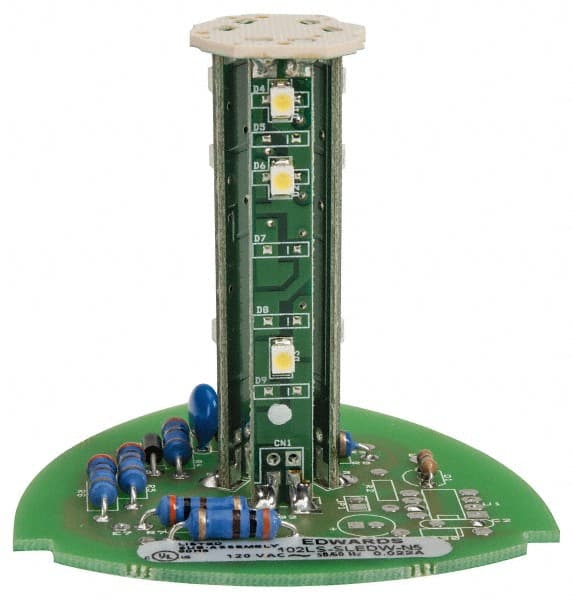 Edwards Signaling 102LS-SLEDW-N5 LED Lamp, White, Steady, Stackable Tower Light Module 