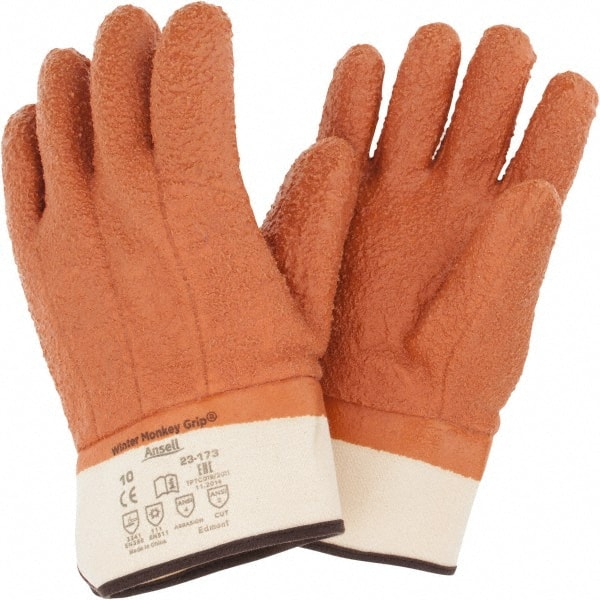 Ansell Winter Monkey Grip® Gloves - Rough, L/XL