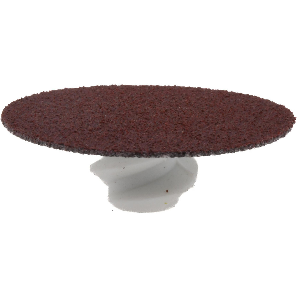 Quick-Change Disc: Roloc TR, 1" Disc Dia, 120 Grit, Aluminum Oxide, Coated