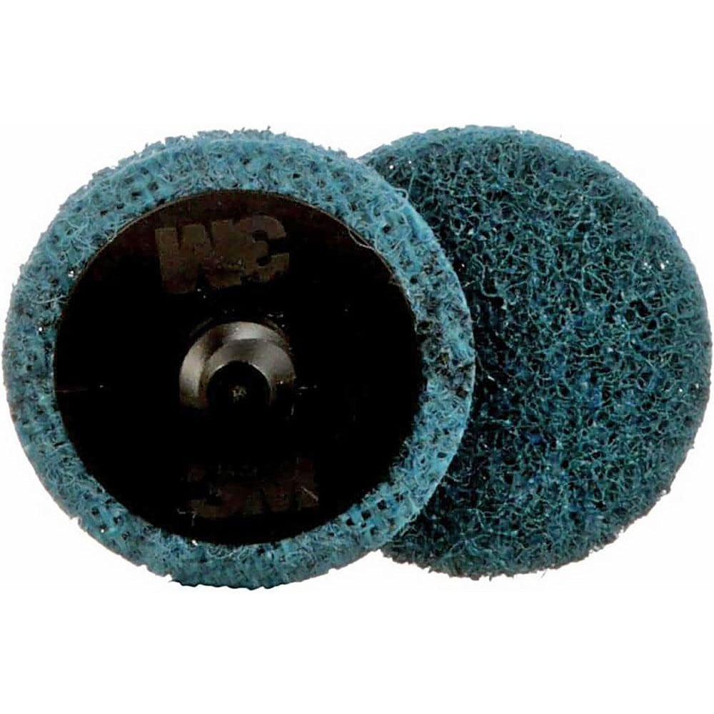 Quick-Change Disc: Roloc TR, 1-1/2" Dia, Aluminum Oxide, Non-Woven