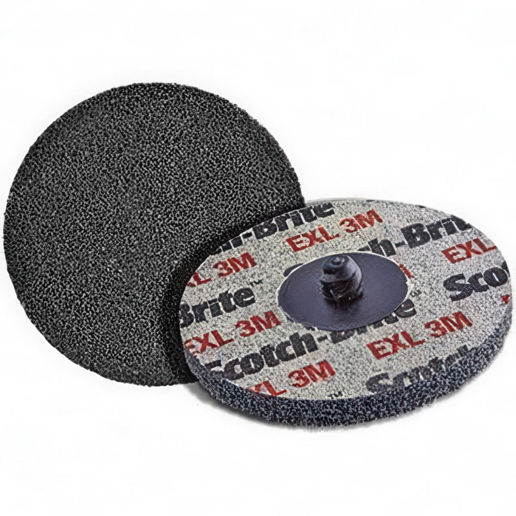 3M | Scotch-Brite™ Deburring Wheel: 2" Dia, Roloc Type TR, 6 Density, Silicon Carbide - Fine Grade, Unitized, Series XL-UR | Part #00048011171876